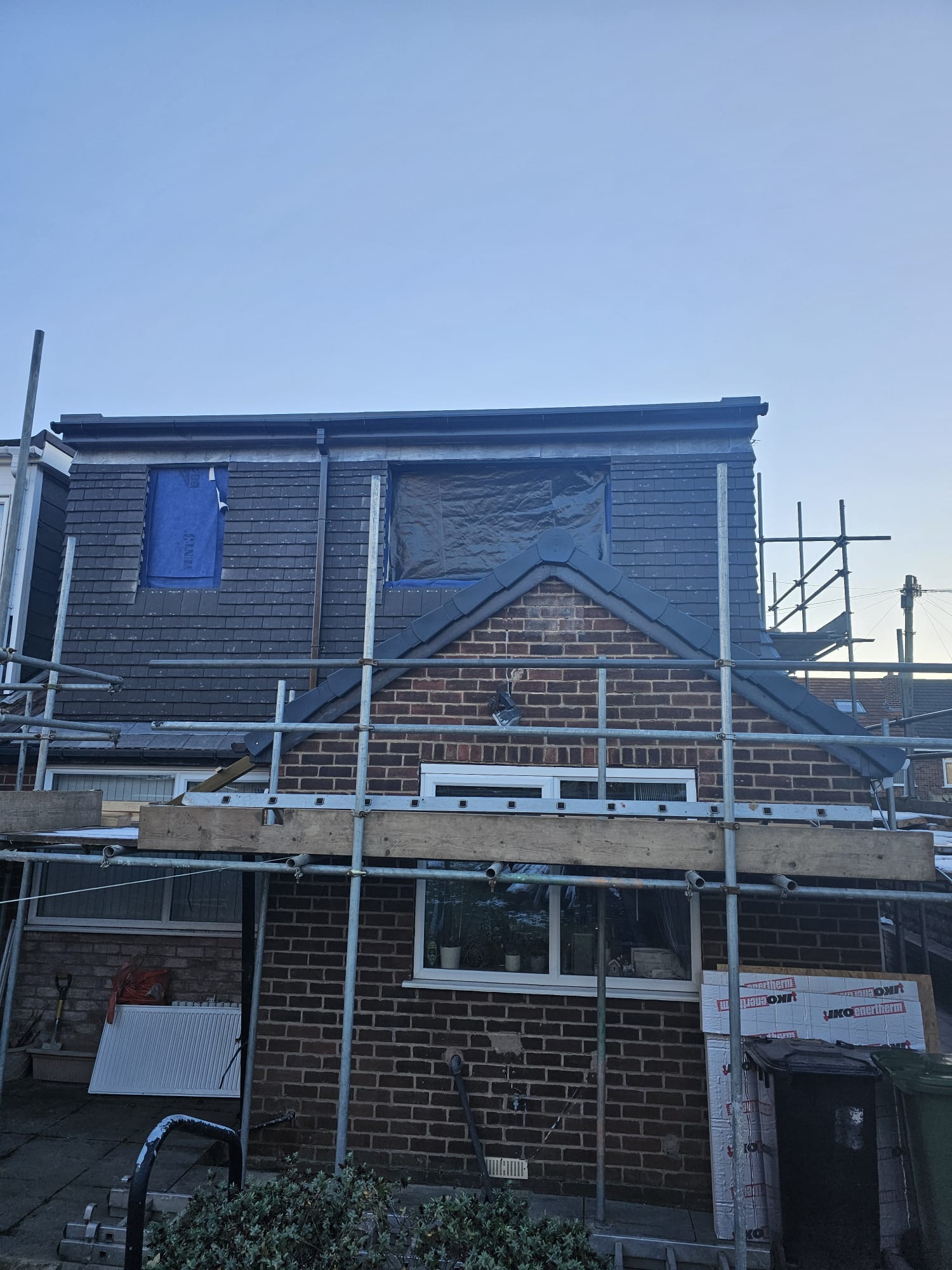Completed two-storey side extension and dormer loft conversion, Leeds